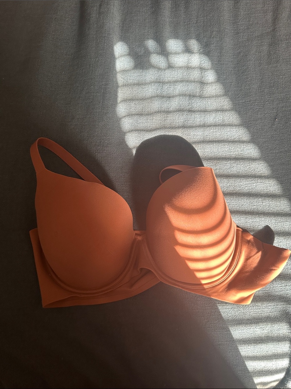 Smoothez by Aerie Plunge Bra in Burnt Orange